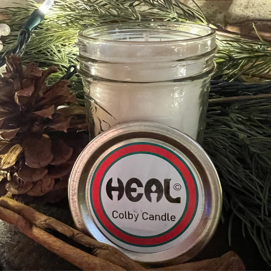 Heal Colby Candle Santa Spiked Cider